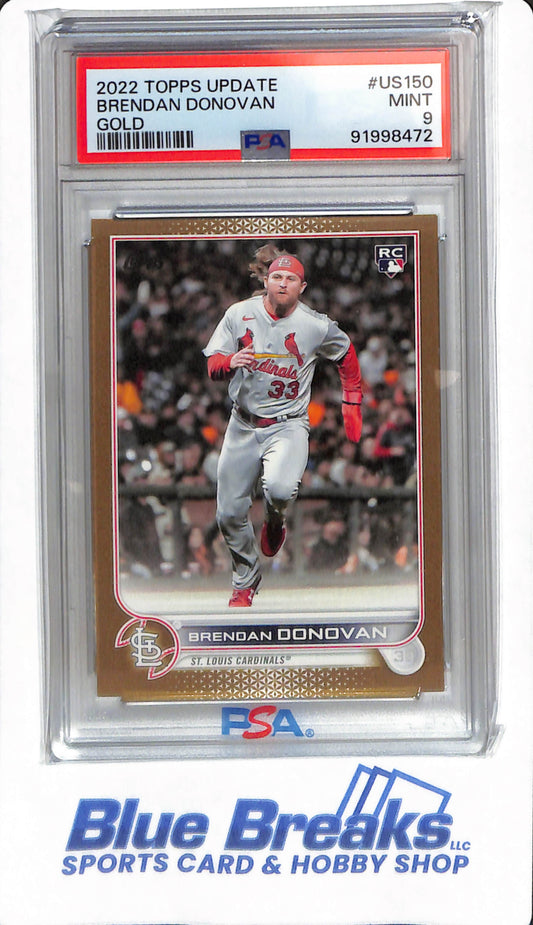 2022 Topps Update - Brendan Donovan - #US150 - PSA 9 - St Louis Cardinals - Baseball - 0843/2022