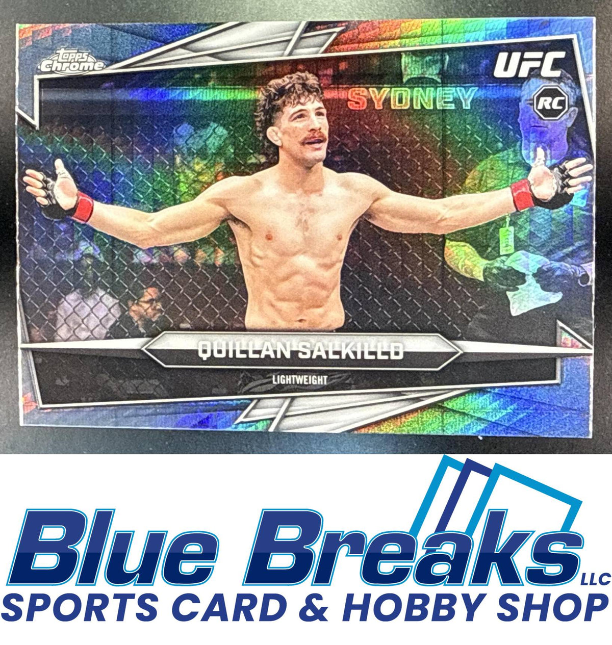 2026 Topps Chrome UFC Geometric Refractor Quillan Salkilld #57a RC