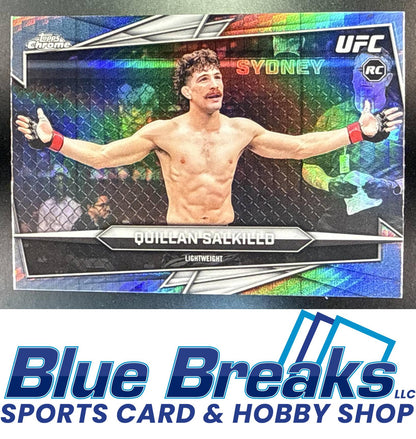 2026 Topps Chrome UFC Geometric Refractor Quillan Salkilld #57a RC