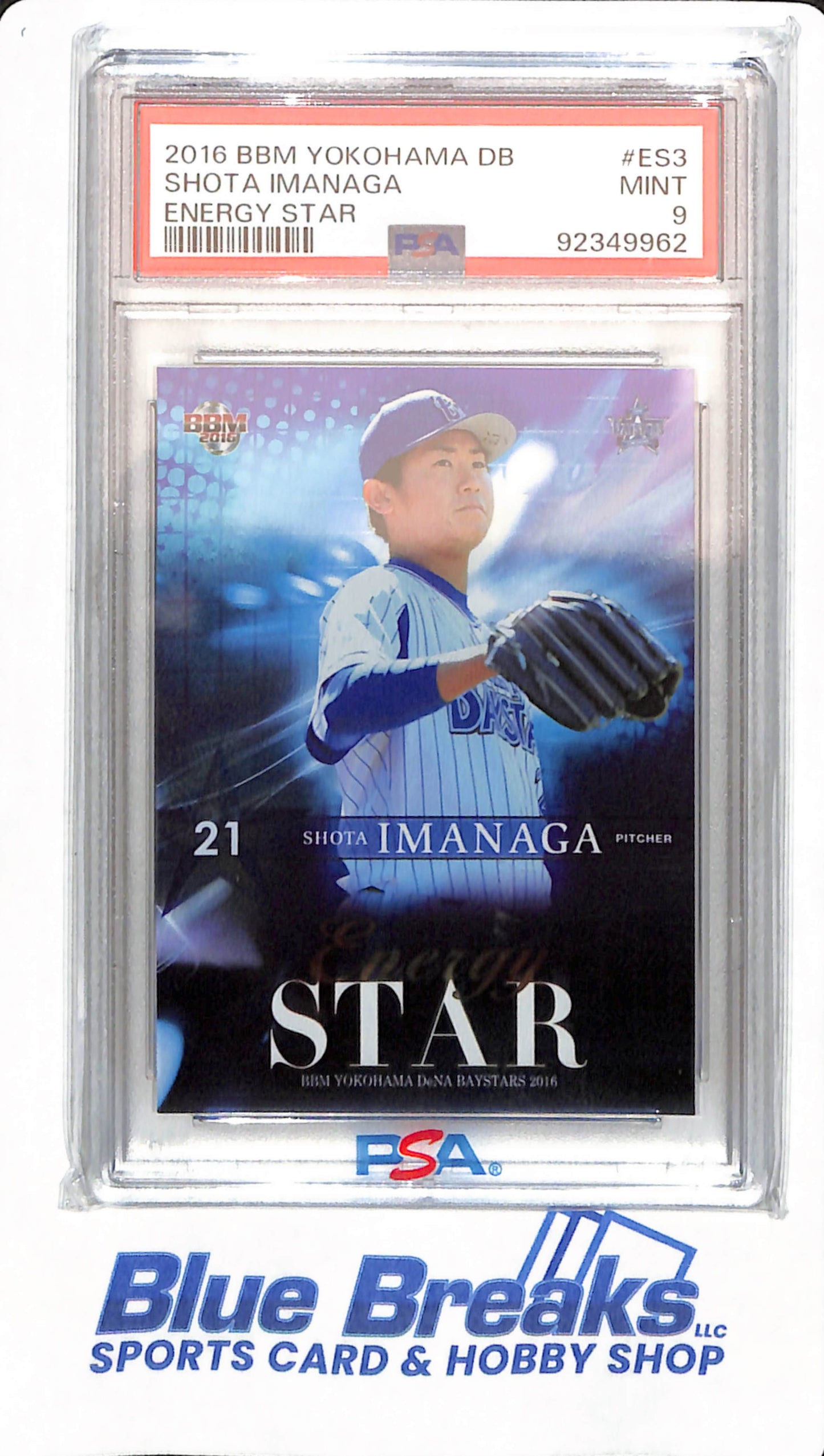 2016 BBM Yokohama DB - Shota Imanaga - # ES3 - PSA 9 - Baseball - Yokohama Dena Baystars - Chicago Cubs