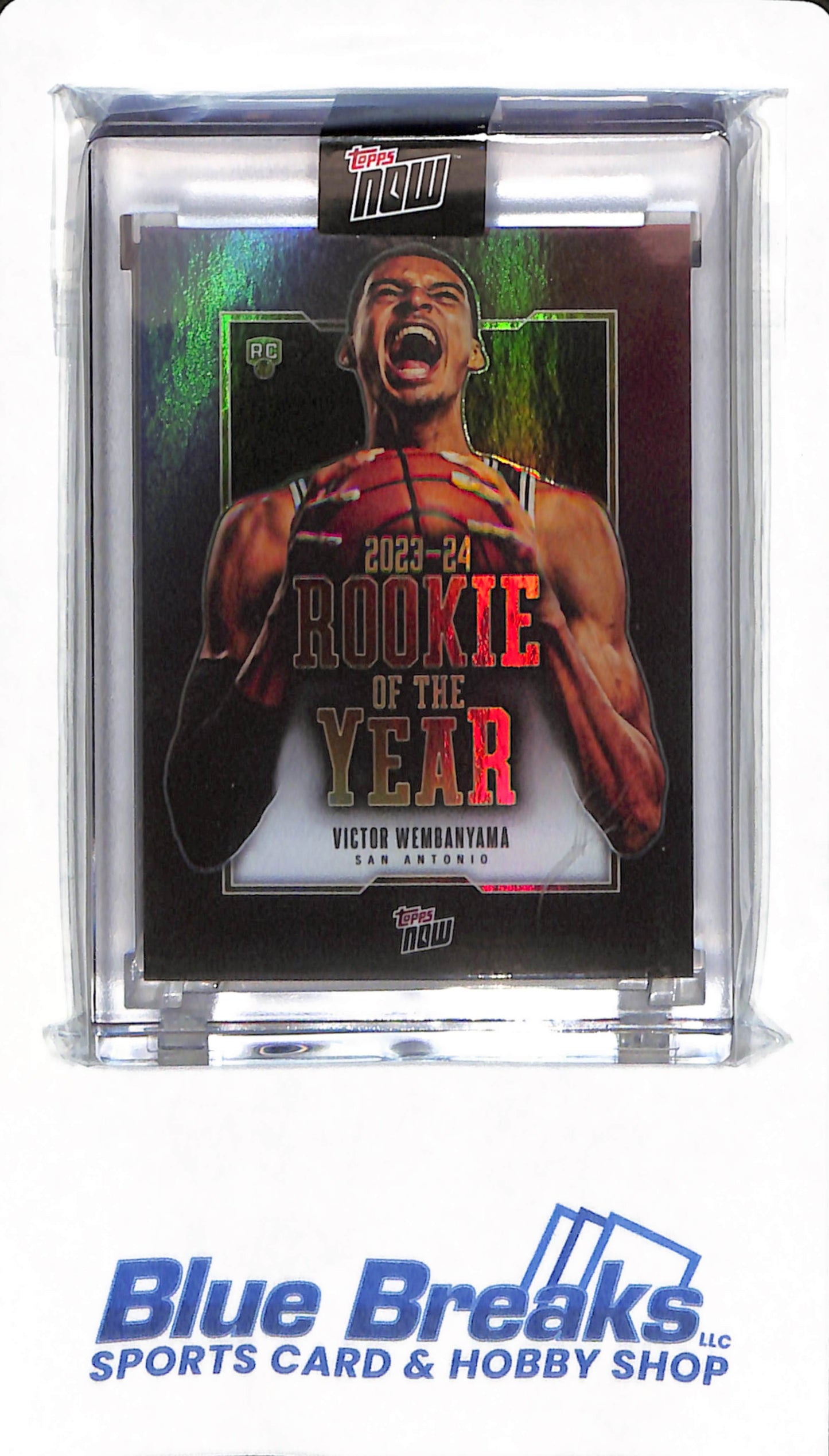 2024 Topps Now - Victor Wembanyama - Rookie of the Year - Basketball - San Antonio Spurs