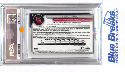 2024 Bowman Mega Box - Masyn Winn - # 2 - PSA 10 - Baseball - St Louis Cardinals - Chrome