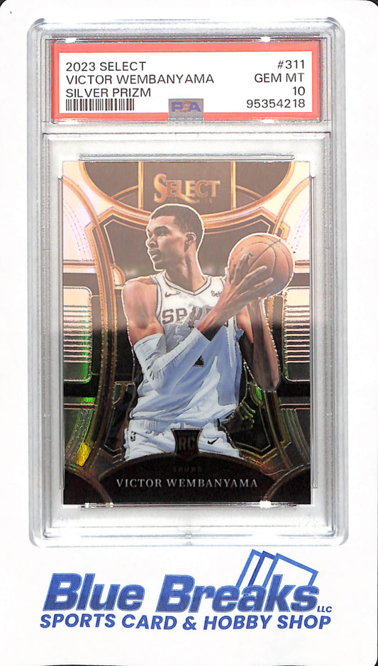 2023 Select - Victor Wembanyama - Basketball - #311 - San Antonio Spurs - Silver Prizm - PSA 10