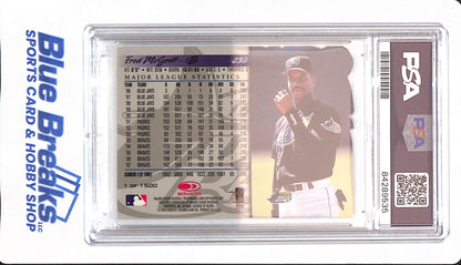 1998 Donruss - Fred McGriff - Tampa Bay Rays - Baseball - # 230 - Silver Press Proof - 1 of 1550 - PSA 8