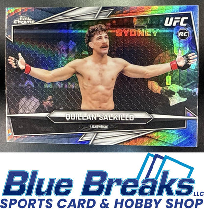 2026 Topps Chrome UFC Geometric Refractor Quillan Salkilld #57 RC
