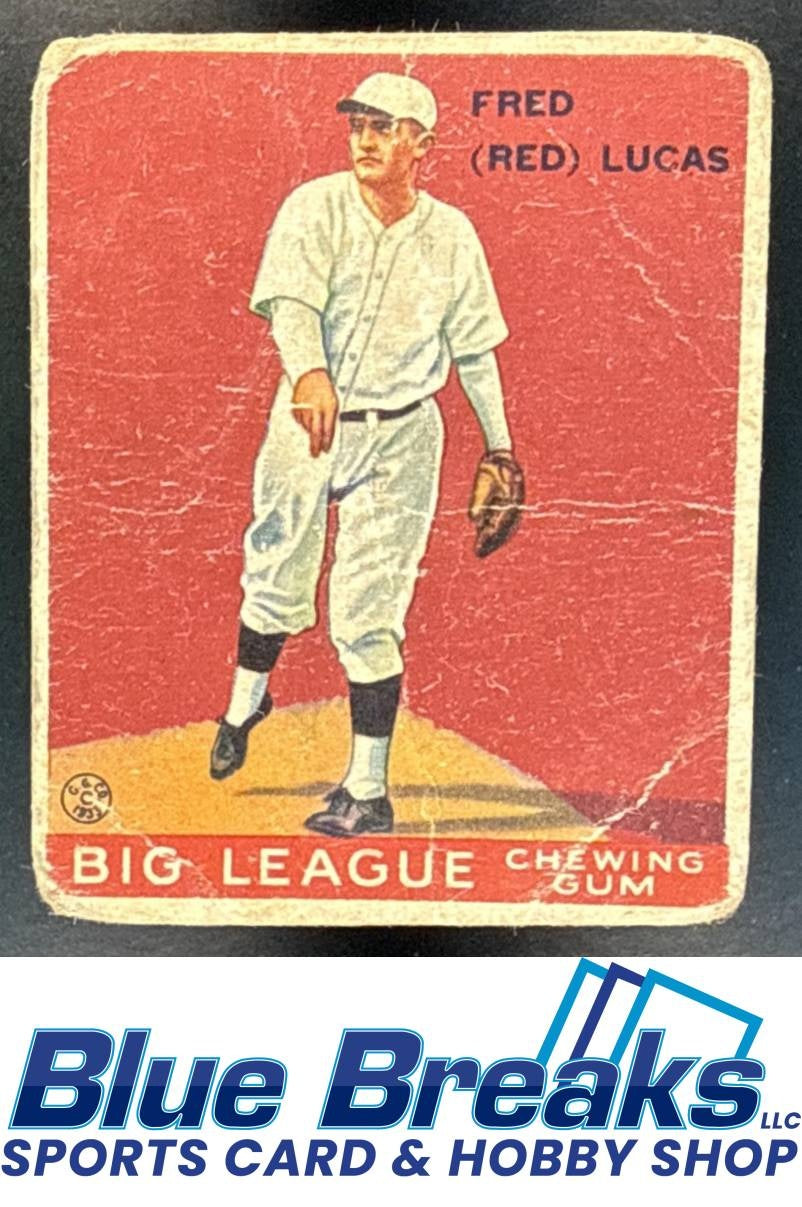 1933 Goudey R319 Fred Red Lucas Rookie #137 RC Cincinnati Reds