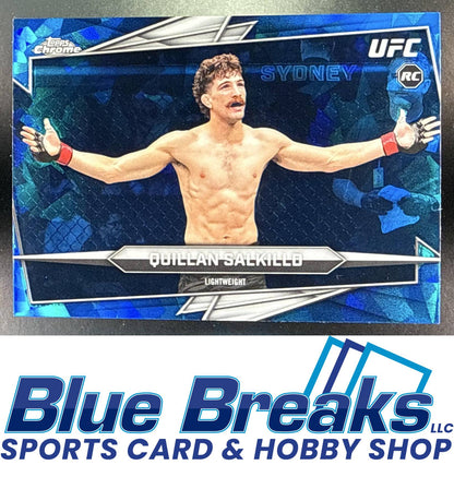 2026 Topps Chrome Sapphire UFC Quillan Salkilld #57a RC