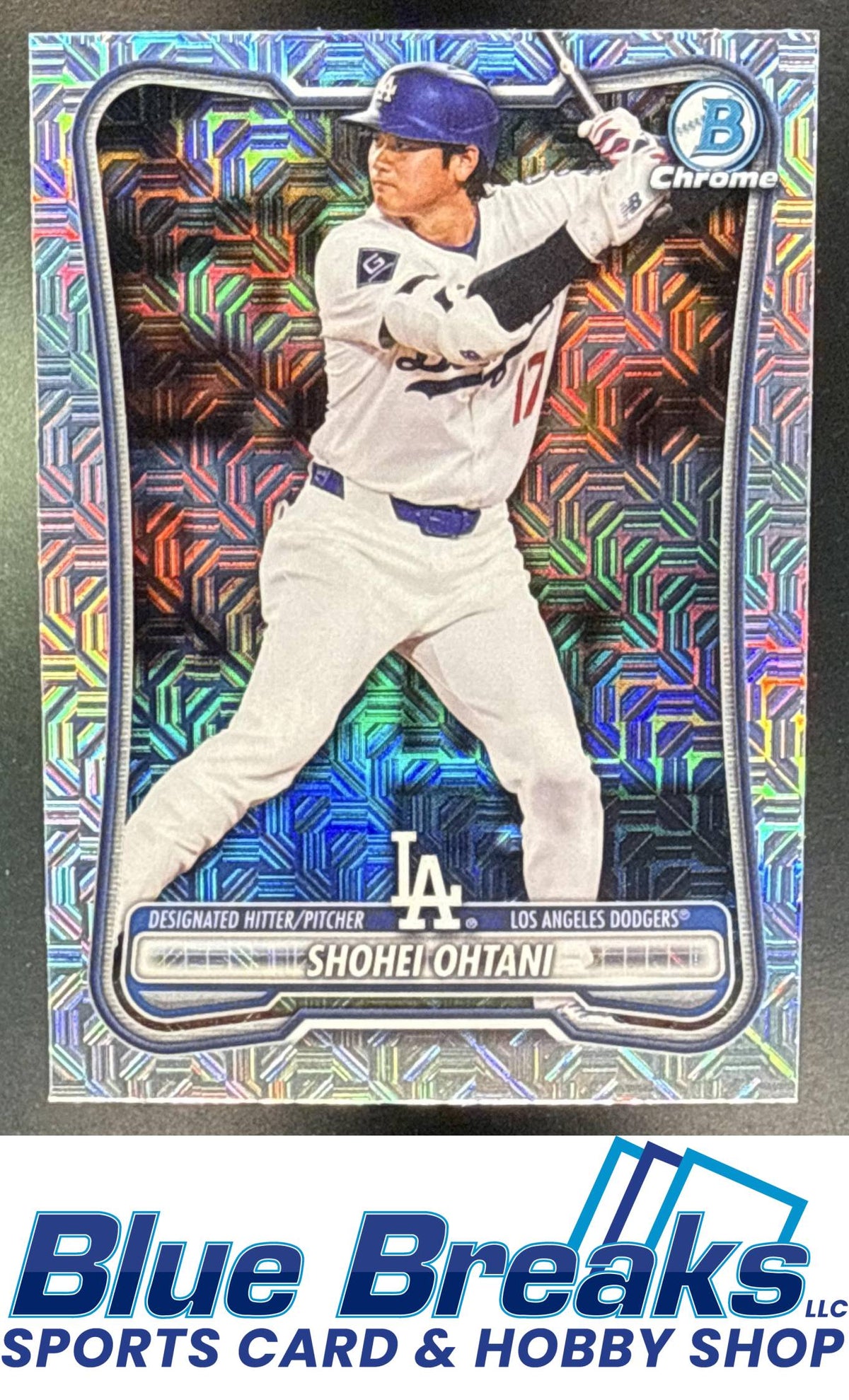 2026 Bowman Mega Box Shohei Ohtani #52 Chrome Mojo Refractor Los Angeles Dodgers
