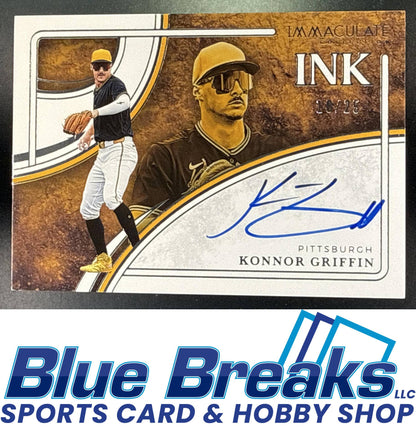 2026 Panini Immaculate Collection Ink Auto Konnor Griffin 18/25 #II-KG RC Pittsburgh Pirates