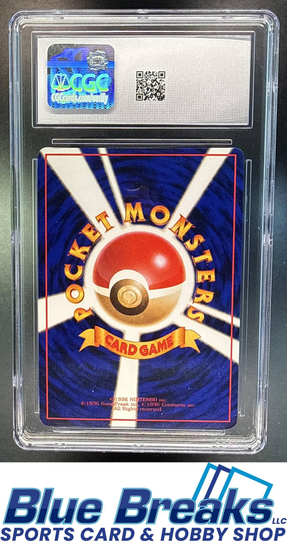 1998 Pokemon Japanese Vending Series 3 Tauros #128 CGC 9