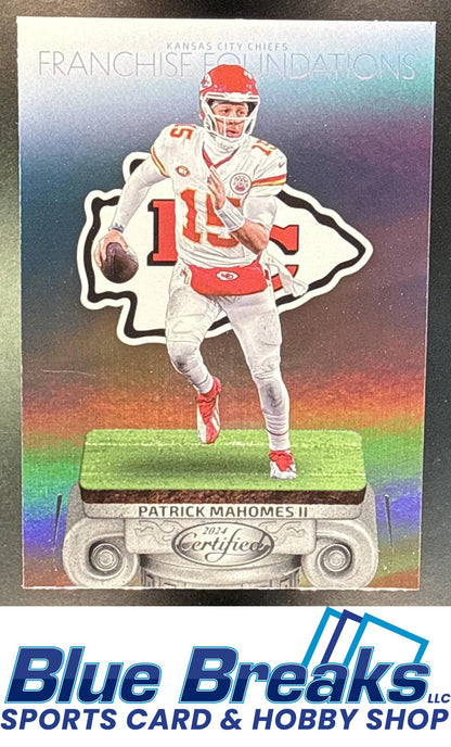 2024 Panini Certified Patrick Mahomes II #20 Franchise Foundations Kansas City Chiefs