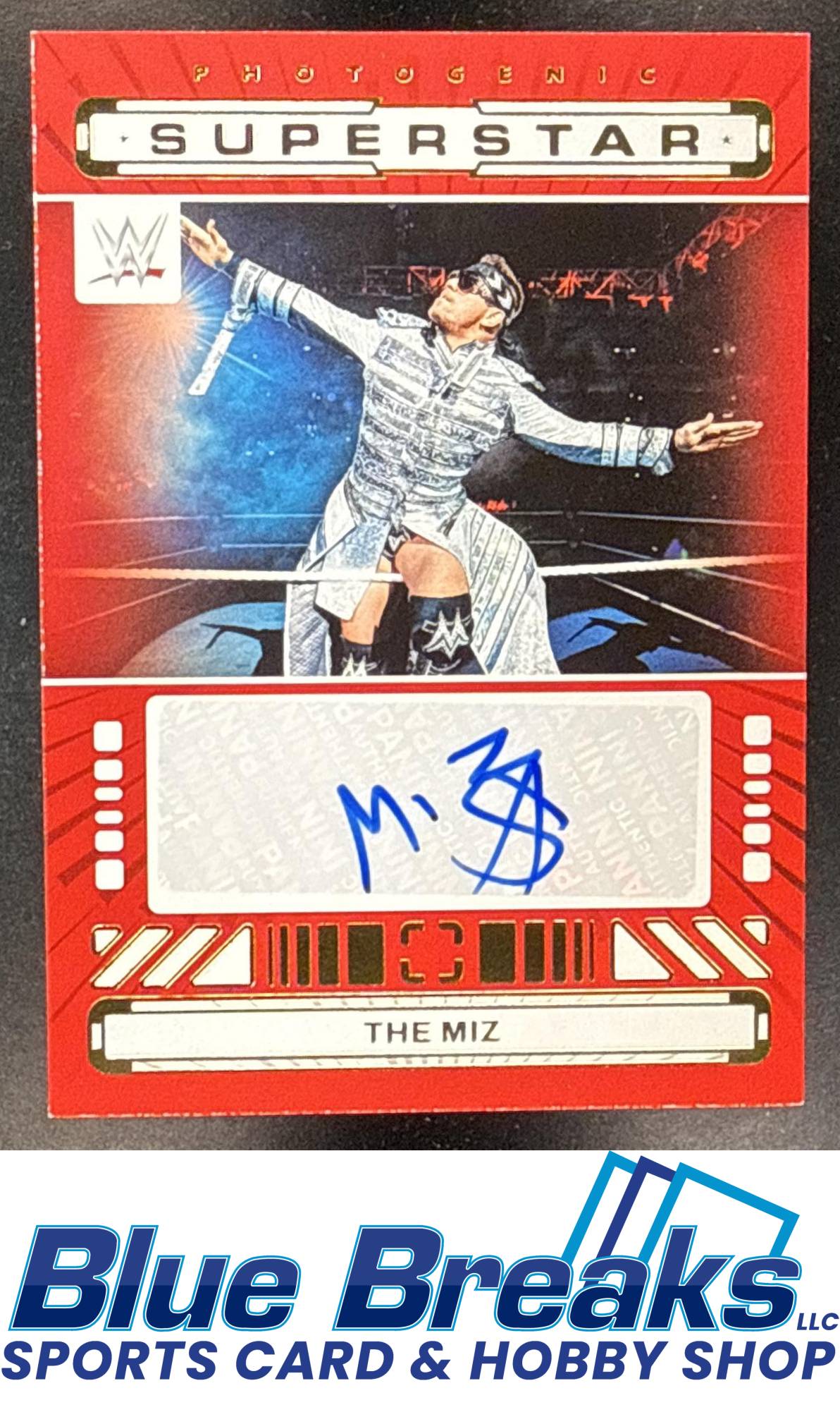 2024 Panini Photogenic WWE Superstar Signatures The Miz [RC] #SG-MIZ Auto