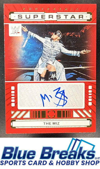2024 Panini Photogenic WWE Superstar Signatures The Miz [RC] #SG-MIZ Auto
