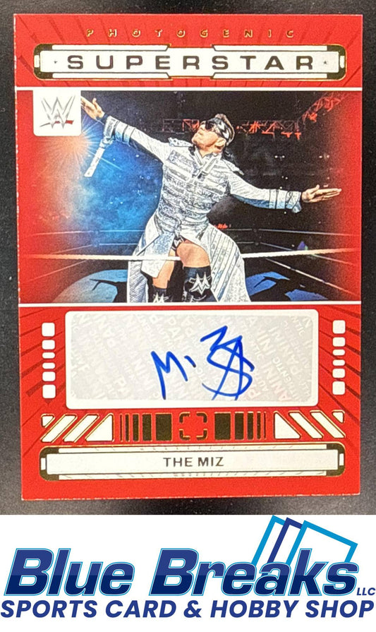 2024 Panini Photogenic WWE Superstar Signatures The Miz [RC] #SG-MIZ Auto