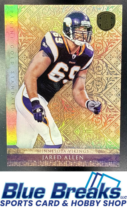 2011 Panini Gold Standard Jared Allen 013/299 #48 Minnesota Vikings