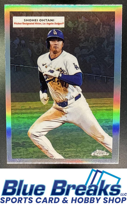 2025 Topps Chrome Platinum Anniversary Sandy Koufax Shohei Ohtani #55DH-1 1955 Double Headers Los Angeles Dodgers