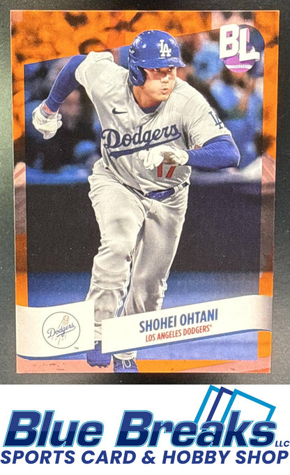 2024 Topps Big League Shohei Ohtani #1 Electric Orange Foil Los Angeles Dodgers