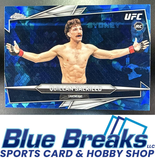 2026 Topps Chrome Sapphire UFC Quillan Salkilld #57k RC