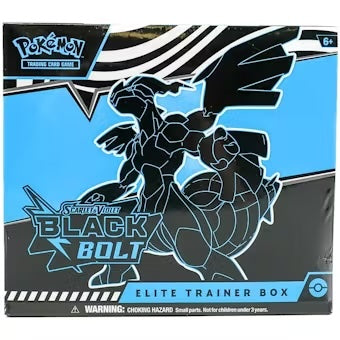 Pokemon - Scarlet & Violet: Black Bolt ETB Elite Trainer Box - Sealed Wax
