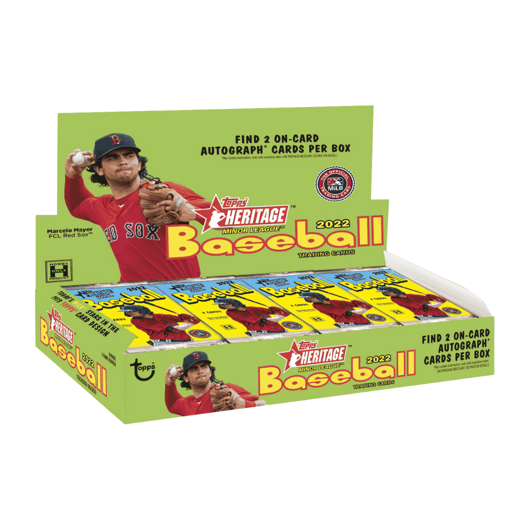 2022 Topps Heritage Baseball Minor League Hobby Box - Sealed Wax