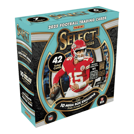 2025 Panini Select Football Mega Box - Sealed Wax