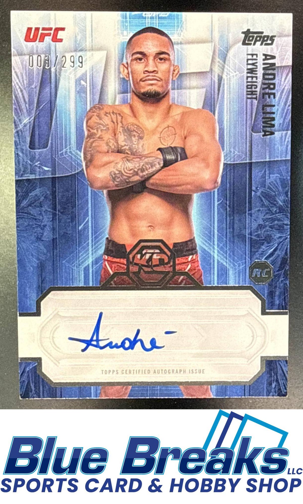 2026 Topps Knockout UFC Auto Andre Lima 3/299 #KOA-ALA RC