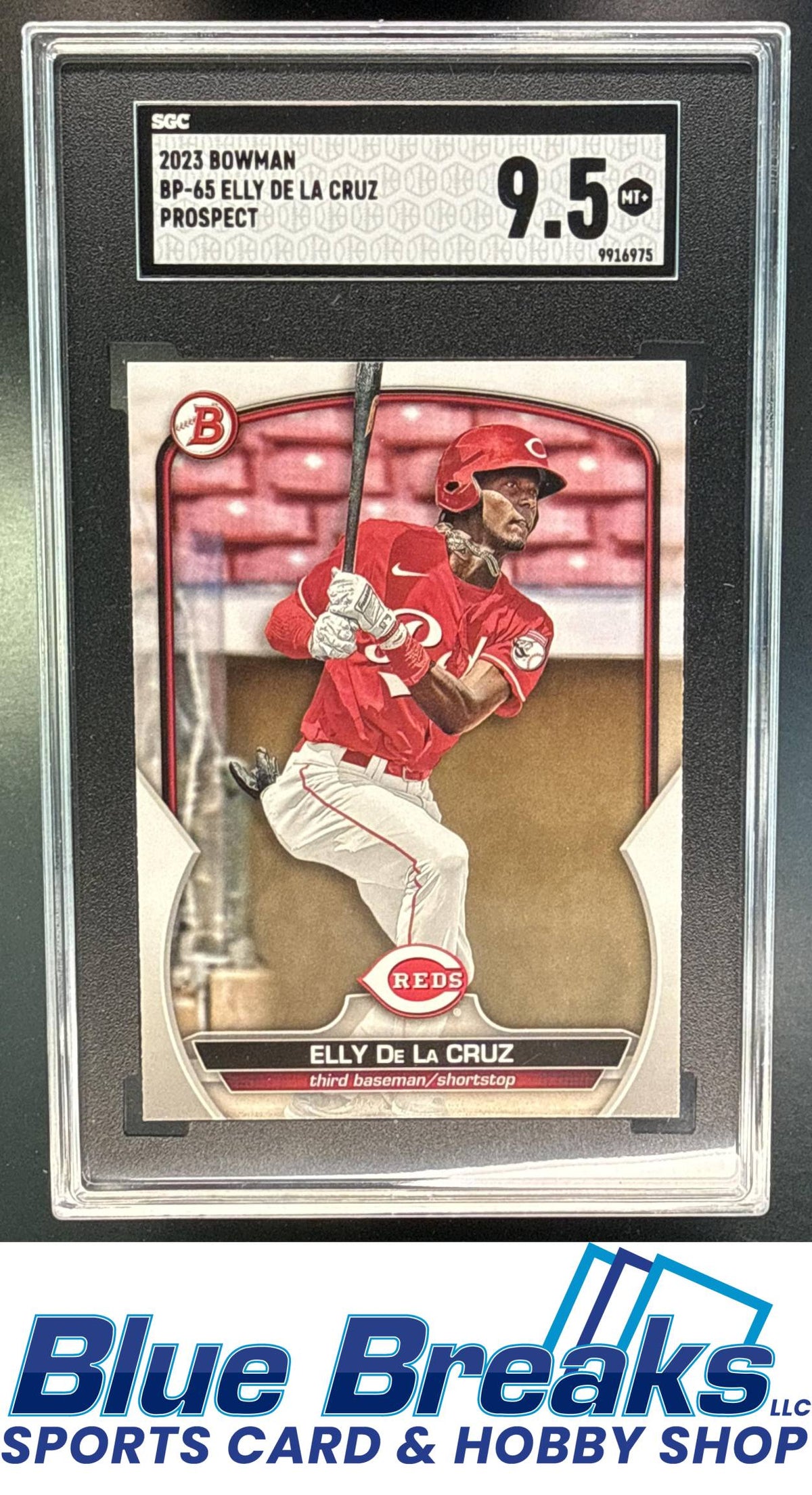 2023 Bowman Prospects Elly De La Cruz [RC] #BP-65 SGC 9.5 Cincinnati Reds