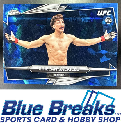 2026 Topps Chrome Sapphire UFC Quillan Salkilld #57j RC