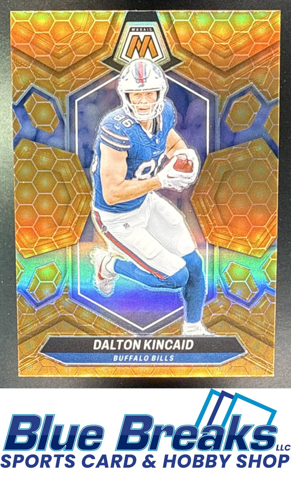 2024 Panini Mosaic Honeycomb Prizm Dalton Kincaid [RC] #25 Buffalo Bills