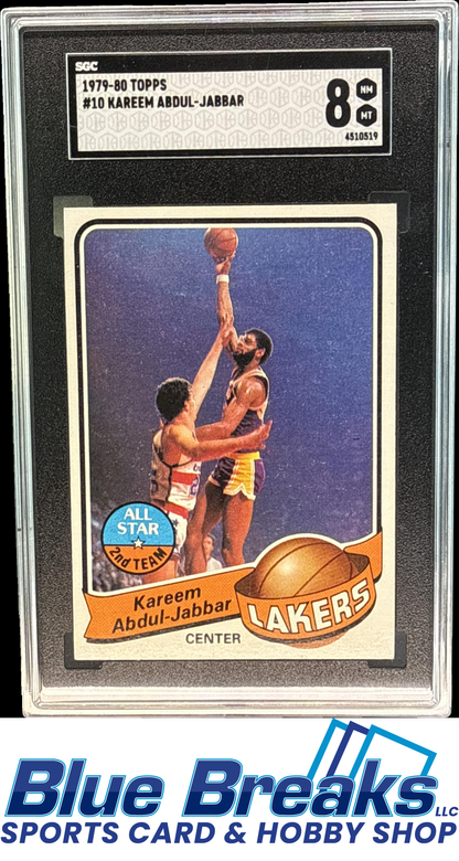 1979-80 Topps Kareem Abdul-Jabbar #10 All-Star SGC 8 Los Angeles Lakers