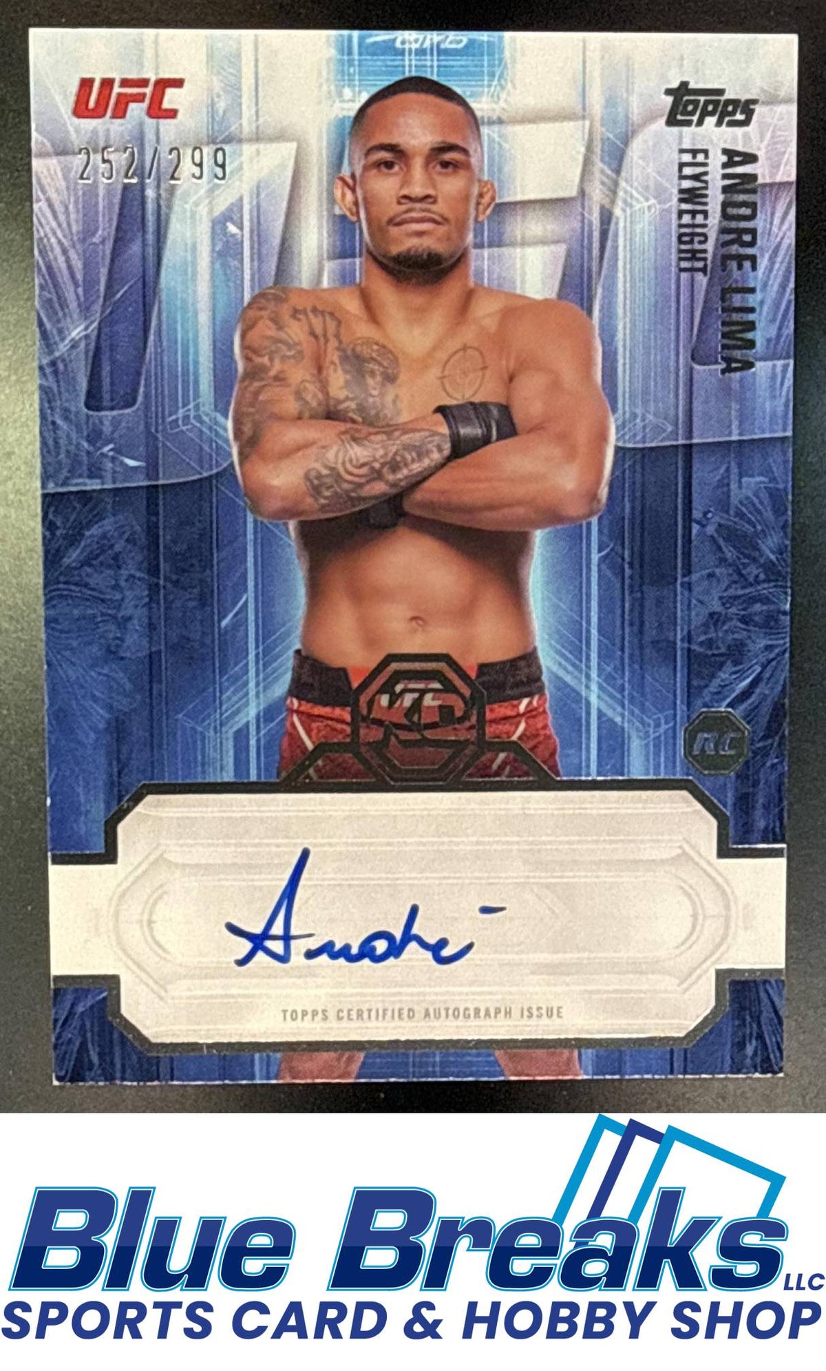 2026 Topps Knockout UFC Auto Andre Lima 252/299 #KOA-ALA RC