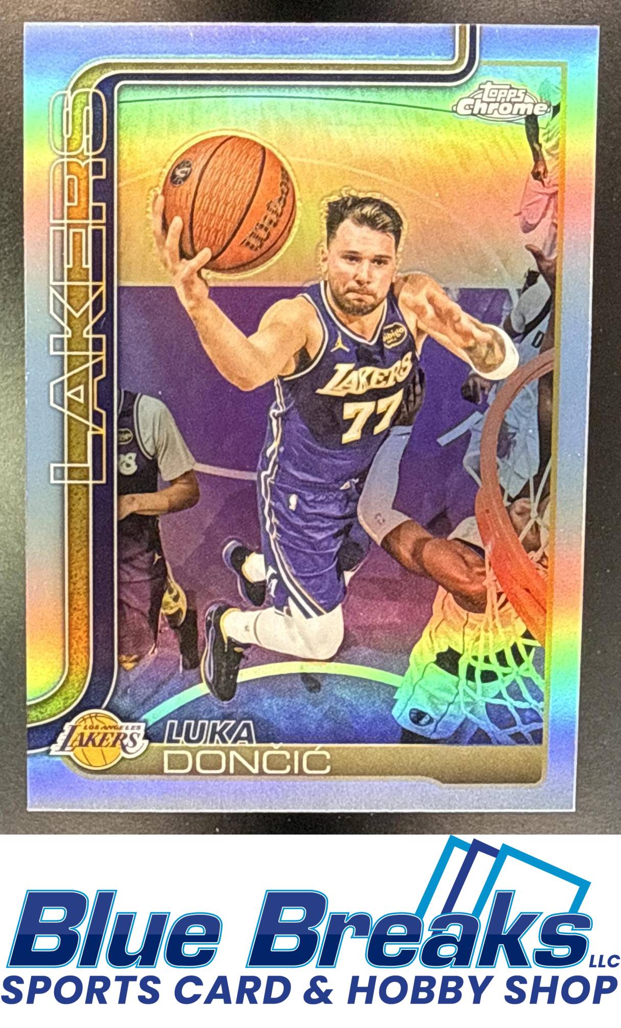 2025-26 Topps Chrome Update Refractor Luka Doncic [RC] #2 Los Angeles Lakers