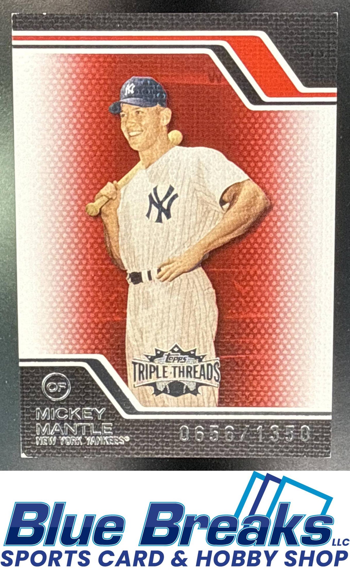 2008 Topps Triple Threads Mickey Mantle 0656/1350 #7 New York Yankees