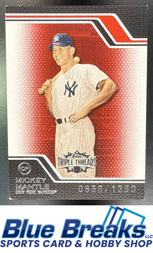 2008 Topps Triple Threads Mickey Mantle 0656/1350 #7 New York Yankees