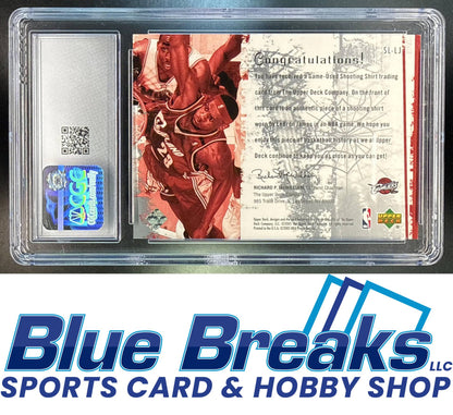 2005-06 Upper Deck Slam Dunk Swatches LeBron James #SL-LJ CGC 9 Cleveland Cavaliers