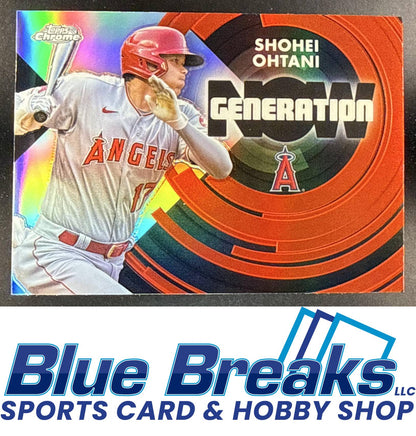 2022 Topps Chrome Update Shohei Ohtani #GNC-5 Generation Now Los Angeles Lakers