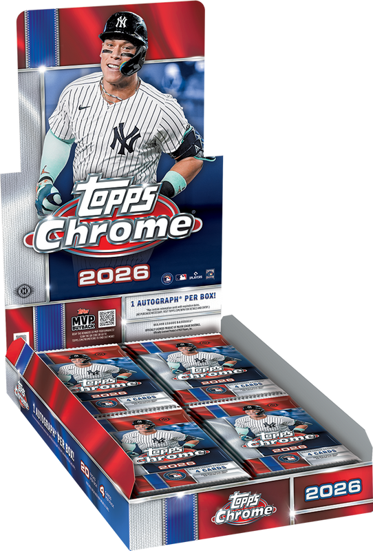 2026 Topps Chrome Baseball Hobby Box - Sealed Wax