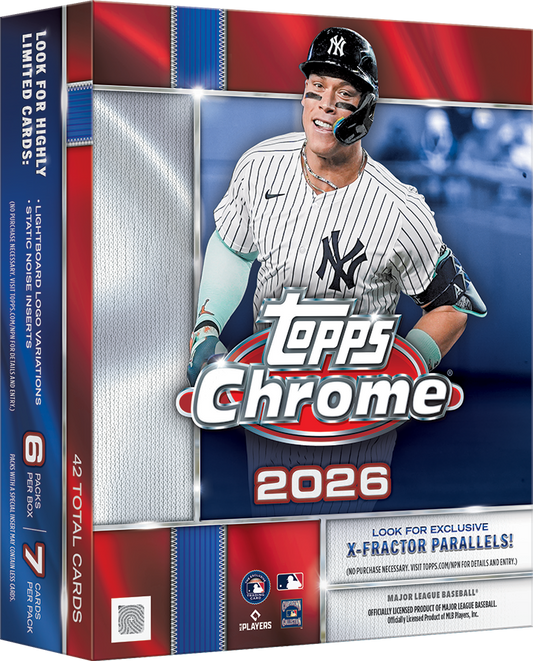 2026 Topps Chrome Baseball Mega Box - Sealed Wax - Presell