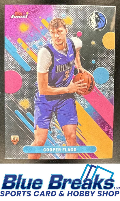 2025-26 Topps Finest Common Cooper Flagg RC #1 Dallas Mavericks