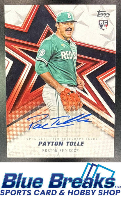 2026 Topps Series 2 Payton Tolle #BSA2-PT Baseball Stars Auto RC Boston Red Sox