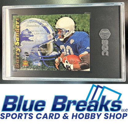 1995 Pacific Prisms Barry Sanders [RC] #28 SGC 8.5 Detroit Lions