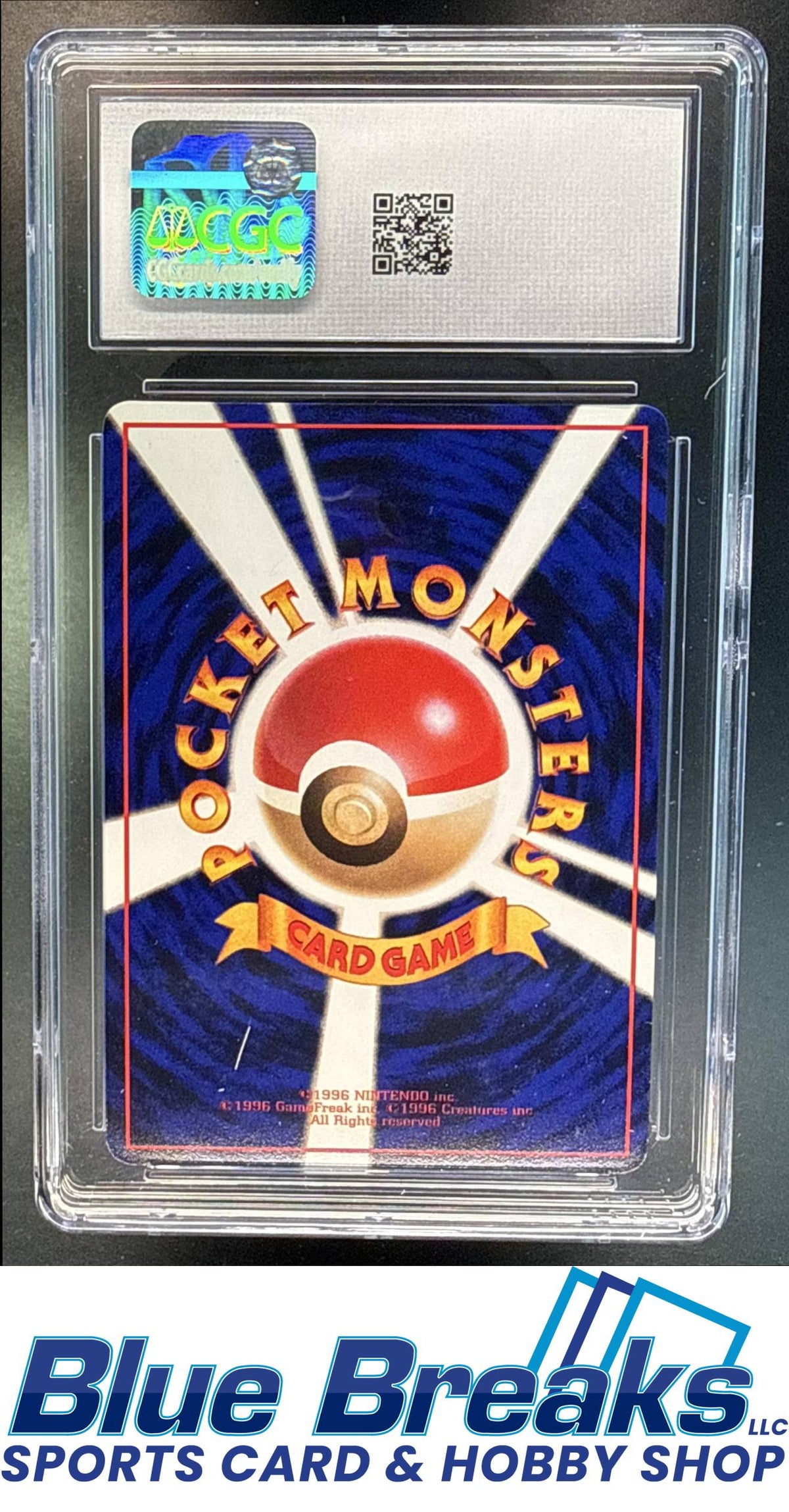 1998 Pokemon Japanese Vending Series 3 Machoke #067 CGC 9