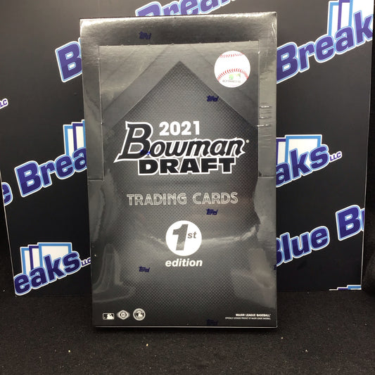 2021 Bowman Draft 1st Edition Hobby Box - Baseball - MLB - Sealed Wax
