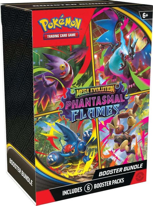 Pokemon - Phantasmal Flames Booster Bundle - ME02: Phantasmal Flames (PFL) - Sealed Wax