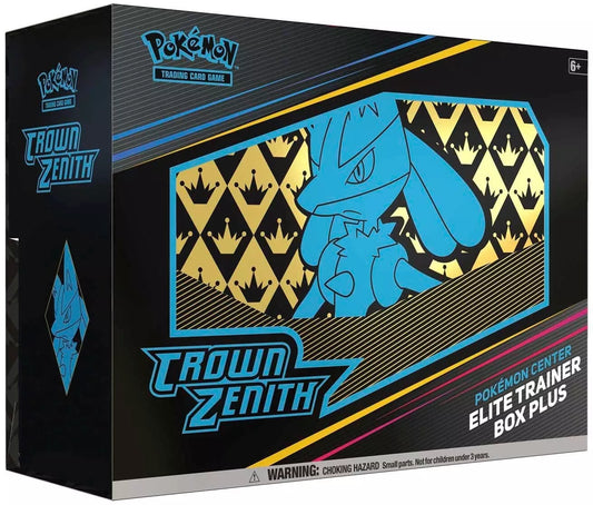 Crown Zenith Pokemon Center Elite Trainer Box Plus - Crown Zenith (CRZ) - Pokemon - Sealed Wax