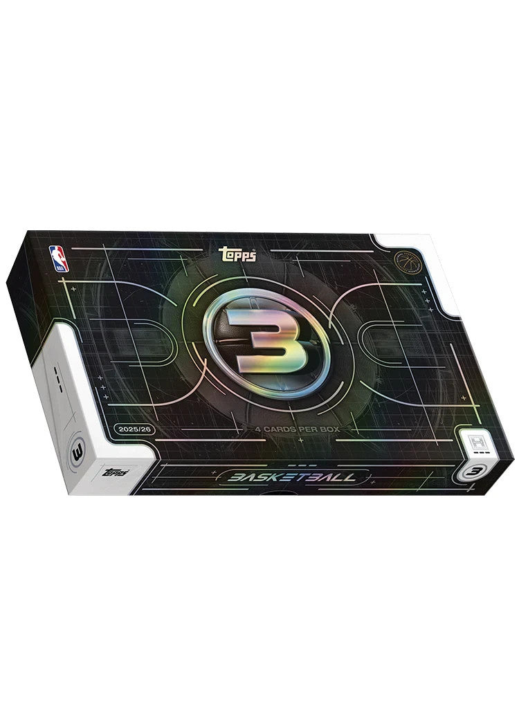 2025-26 Topps Three Basketball Hobby Box (Presell)