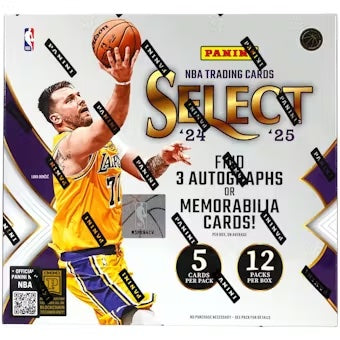 2024/25 Panini Select Basketball Hobby Box - Sealed Wax