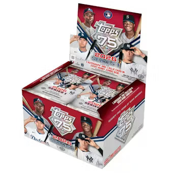 2026 Topps Series 1 Baseball Hobby Jumbo 6-Box Case (Presell)