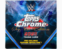 2025 Topps Chrome WWE Sapphire Edition Wrestling Hobby Box - Sealed Wax