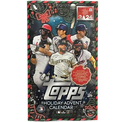 2024 Topps Holiday Baseball Advent Calendar - Sealed Wax